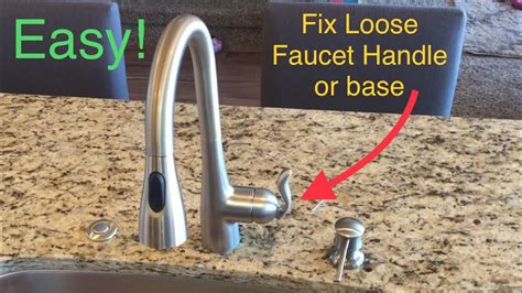 how to fix moen kitchen faucet handle|DIY: Tightening a loose Moen kitchen faucet handle